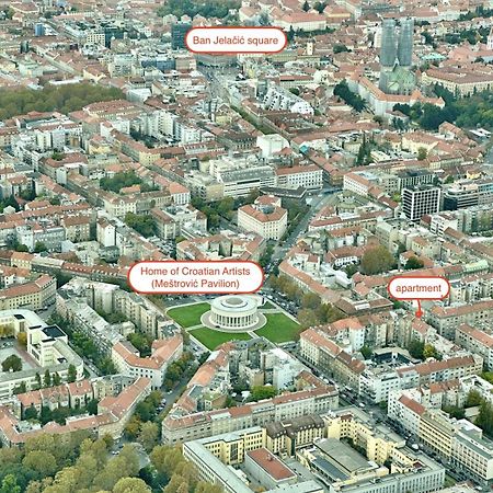 Apartment Near The Home Of Croatian Artists Zagreb Exteriör bild